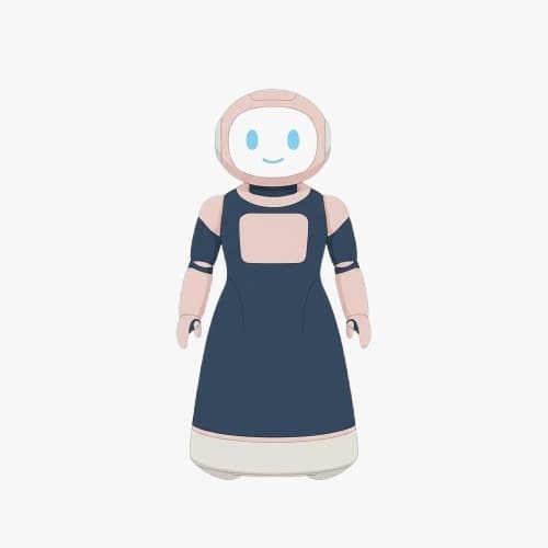 GRACE robot character - front view